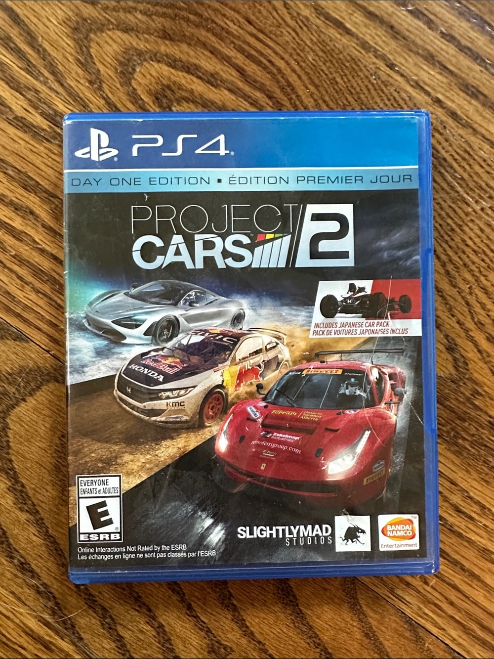 Project CARS 2 (PS4) Video Game - Blue Case - Multicolor Cover